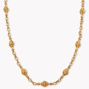 Kendra Scott Yellow Rose Shiva Strand Necklace in Vintage Gold NWOT